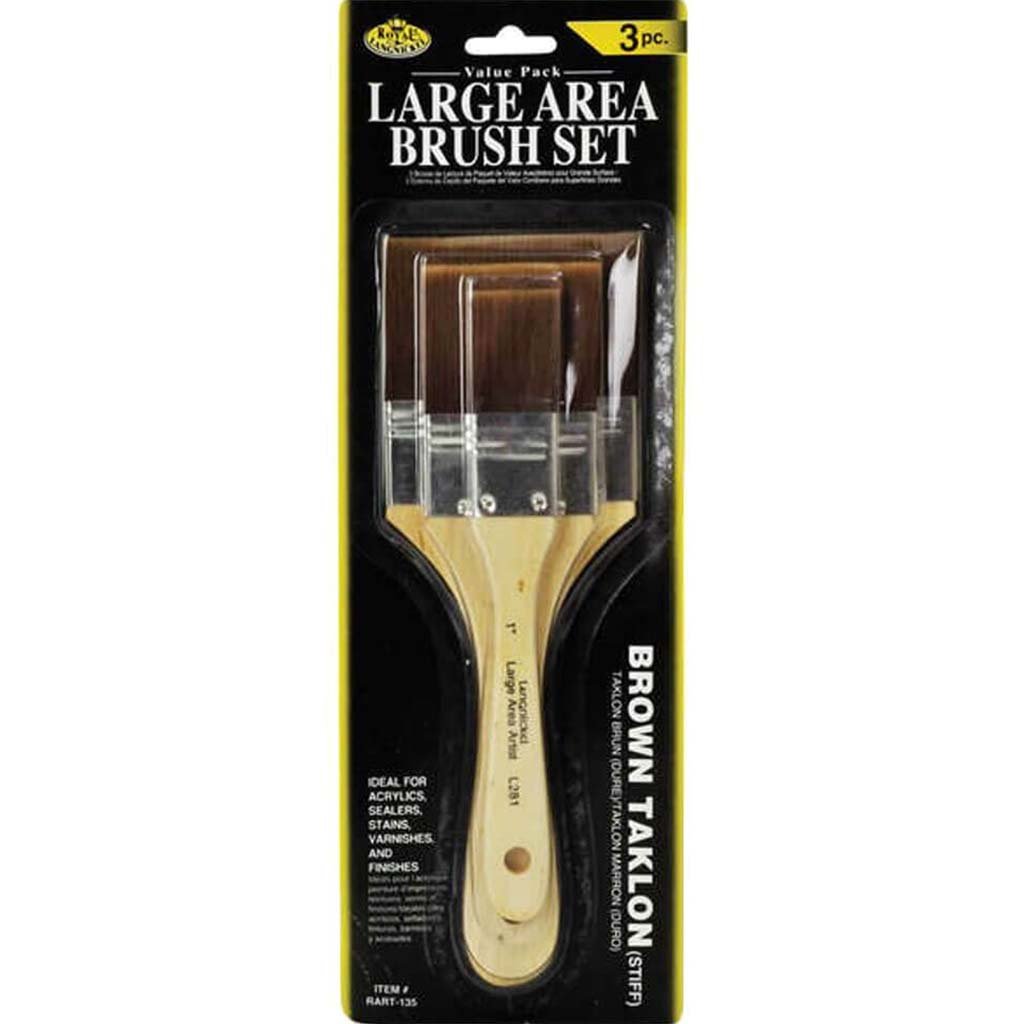 Large Area Brush Brown Talkon Set 3pcs