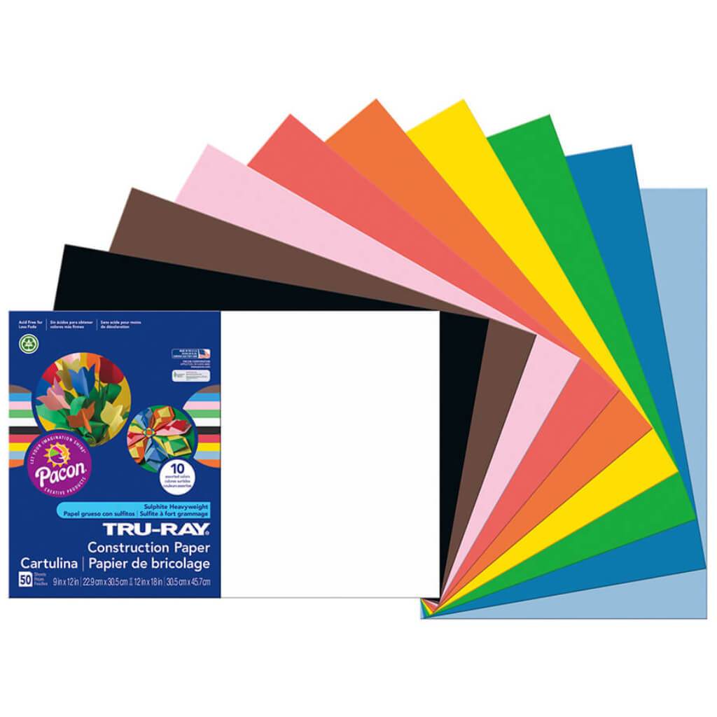 Tru-Ray Construction Paper 12in x 18in