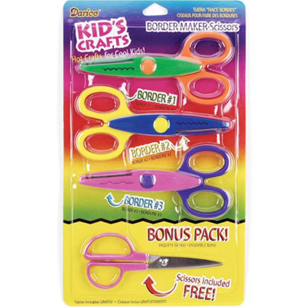 Kid&#39;s Crafts Border Maker Scissors Pack 