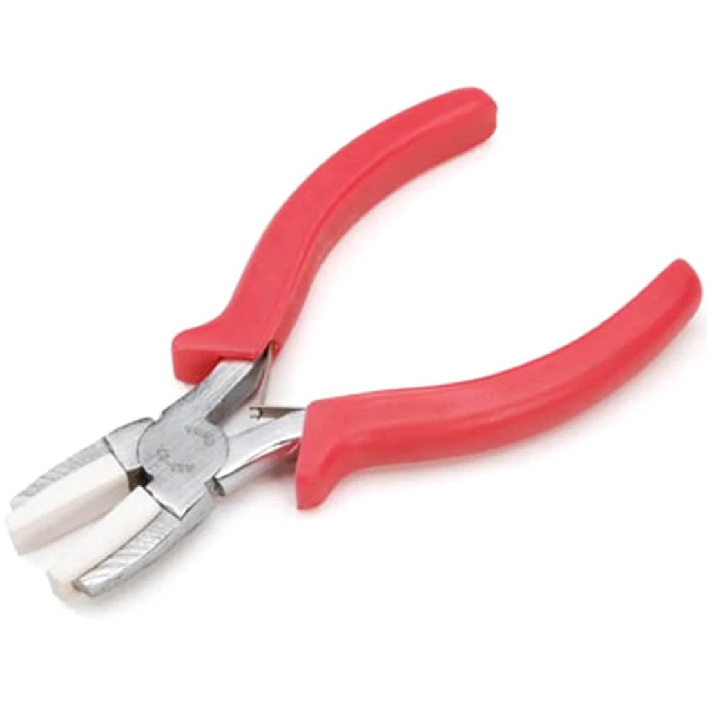 Flat Nose Pliers Rubber Jaw 5 in 