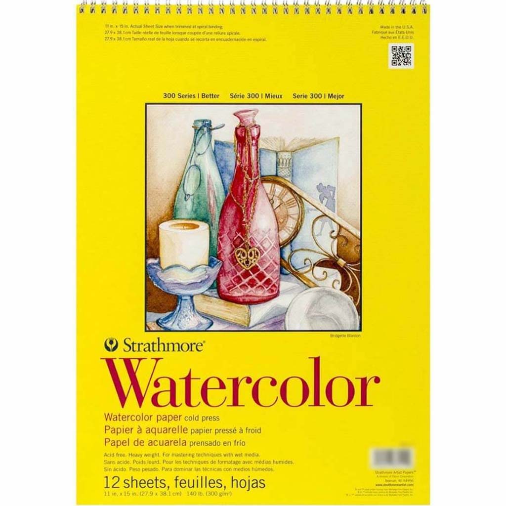 Strathmore Watercolor Paper Pad 11in x 15in