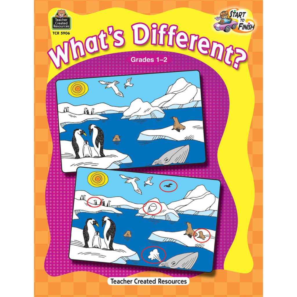 Start To Finish What'S Different? Book Grade 1-2 