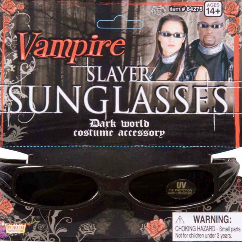 Gothic Oval Frame Vampire Sunglasses With Colored | RebelsMarket