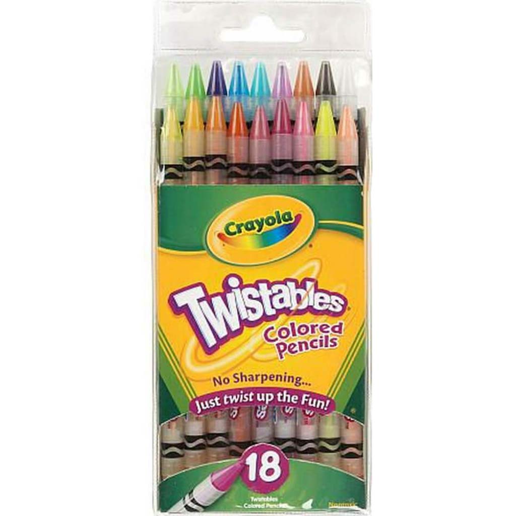 Crayola Twistables Coloured Pencils 18 Colors