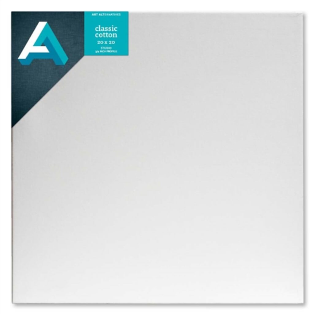 Classic Cotton Stretched Studio Canvas 3/4" Profile