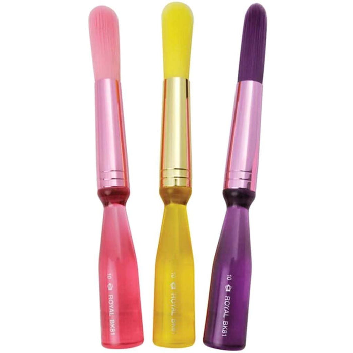 Nylon Big Kids Dippers Brush Set 3pcs