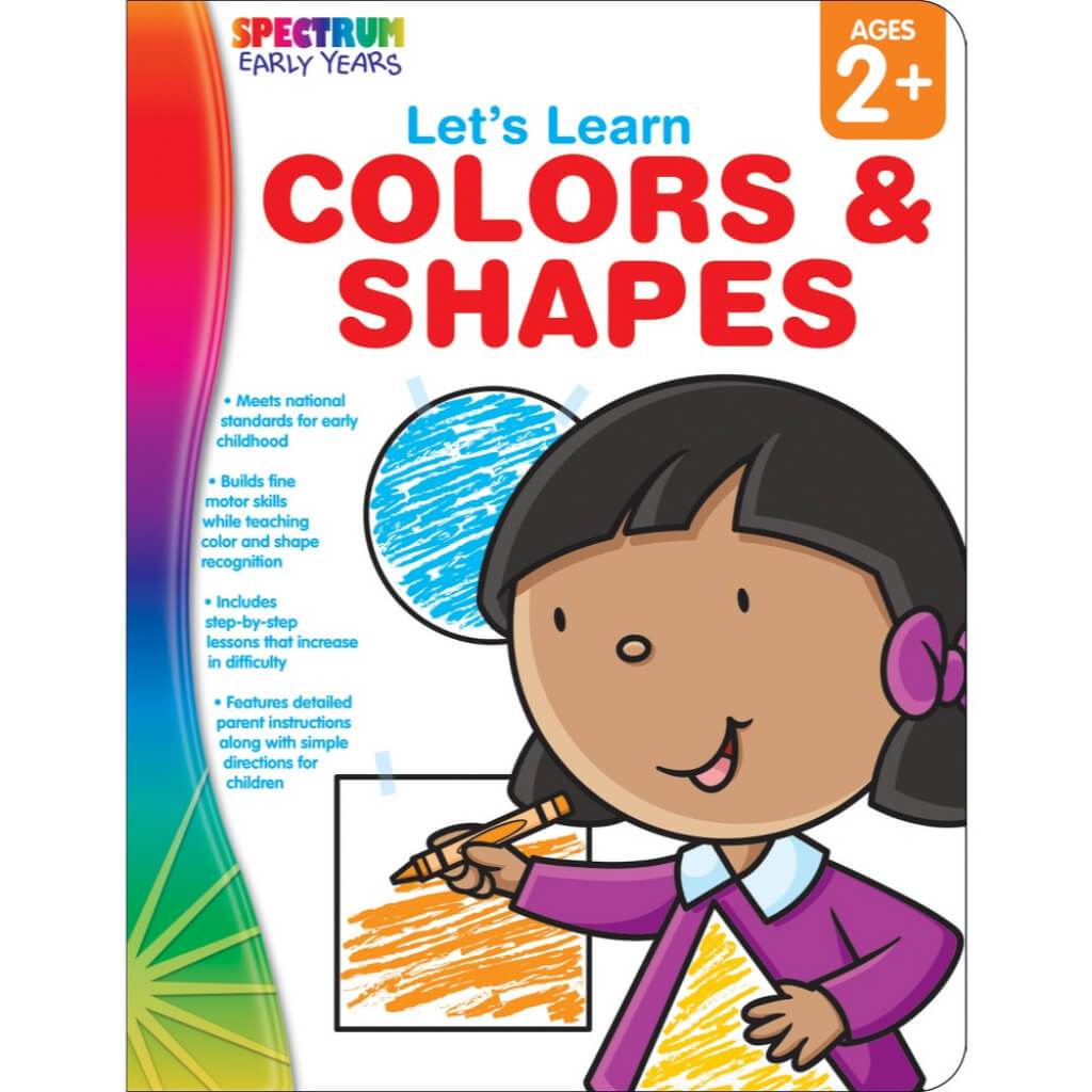 Let&#39;S Learn Colors &amp; Shapes Workbook Grade Toddler-Pk 