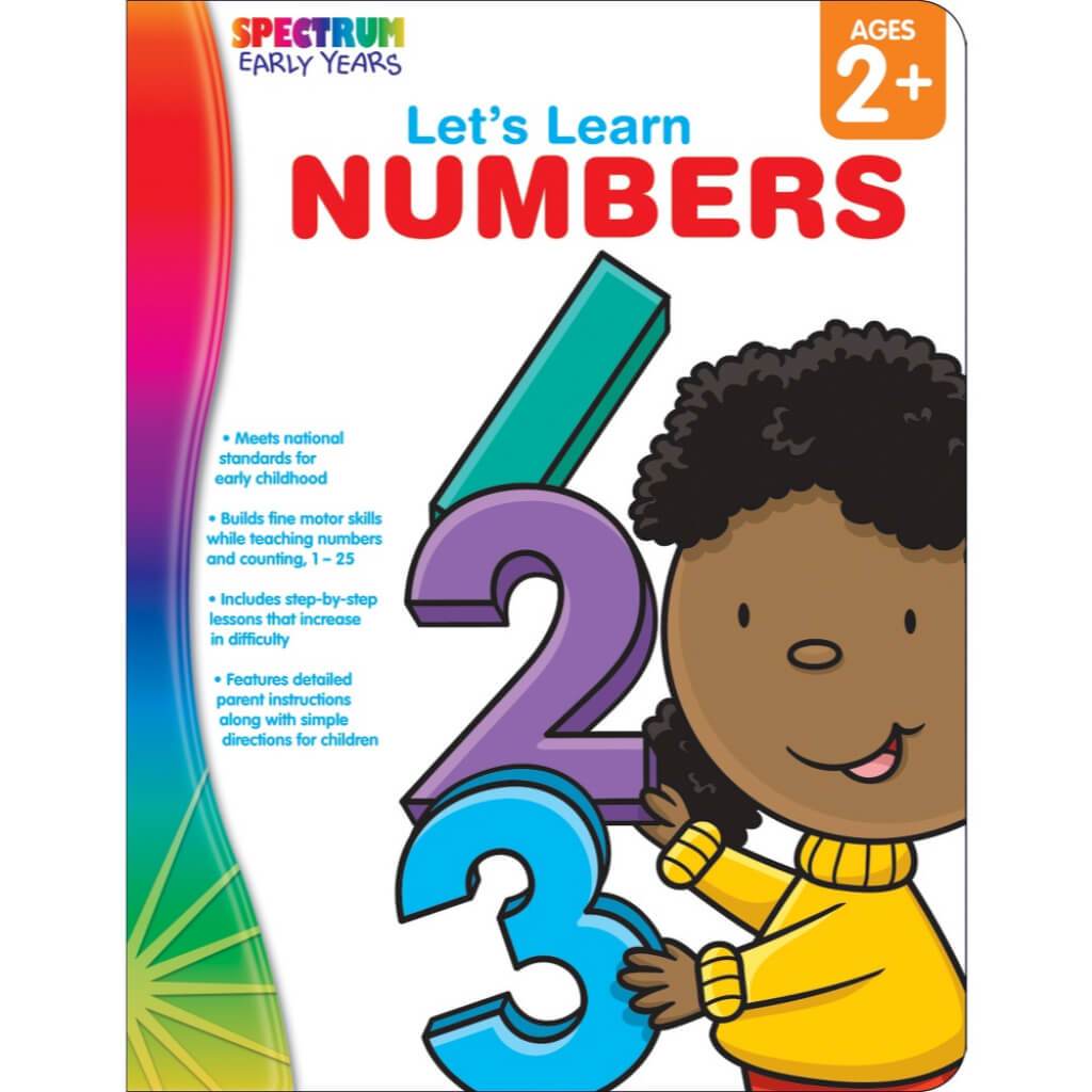 Let&#39;S Learn Numbers Workbook Grade Toddler-Pk 