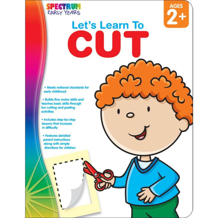 Let'S Learn To Cut Workbook Grade Toddler-Pk 
