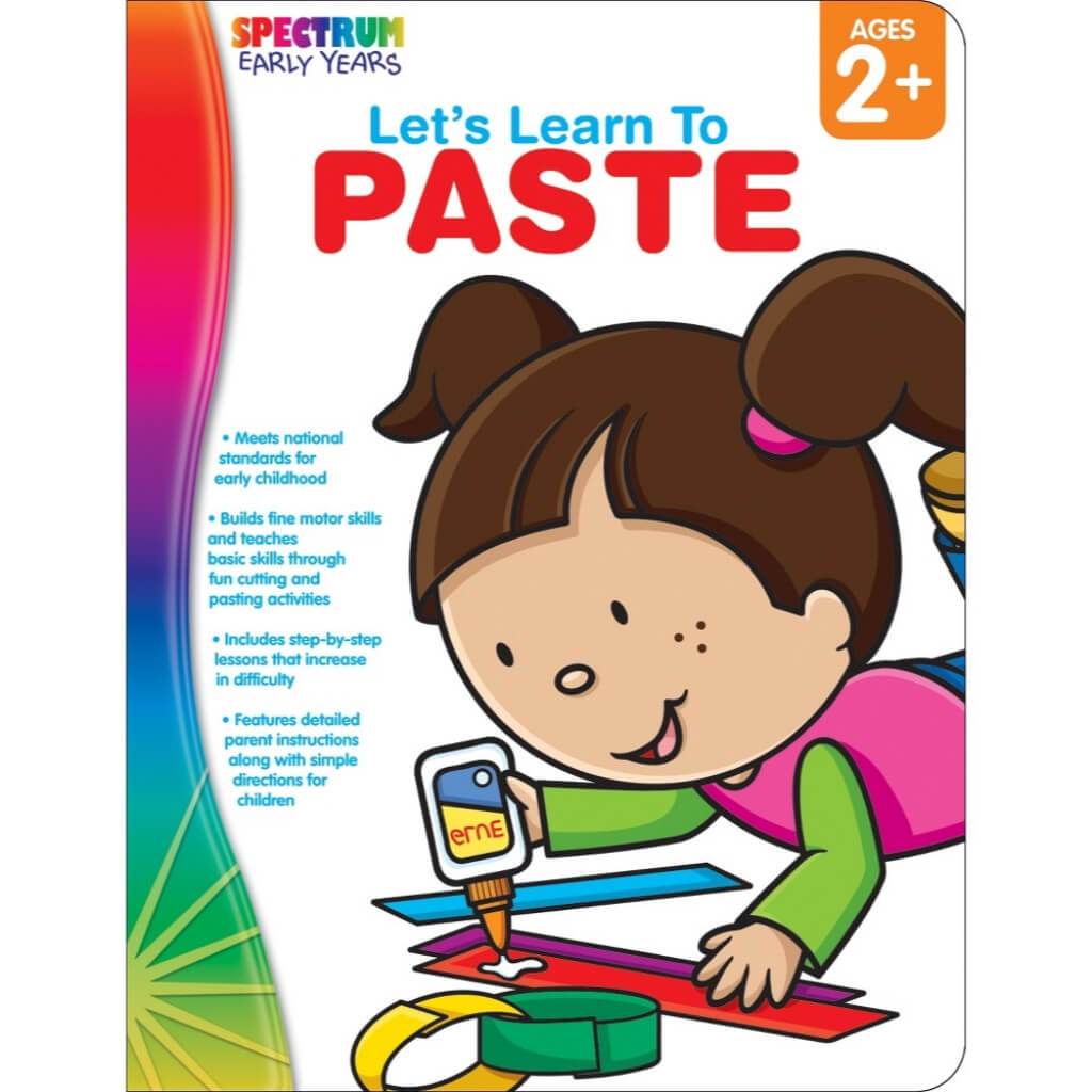 Le'S Learn To Paste Workbook Grade Toddler-Pk 