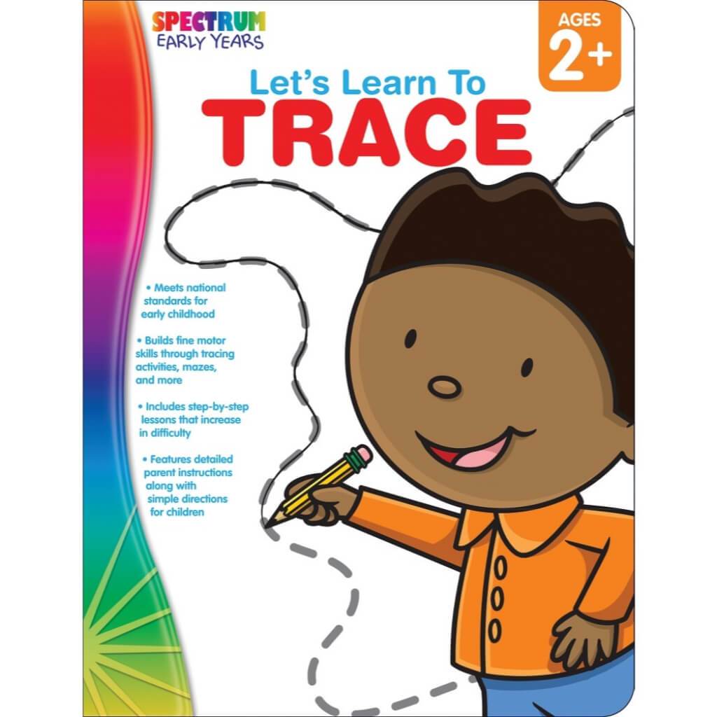 Let&#39;S Learn To Trace Workbook Grade Toddler-Pk 