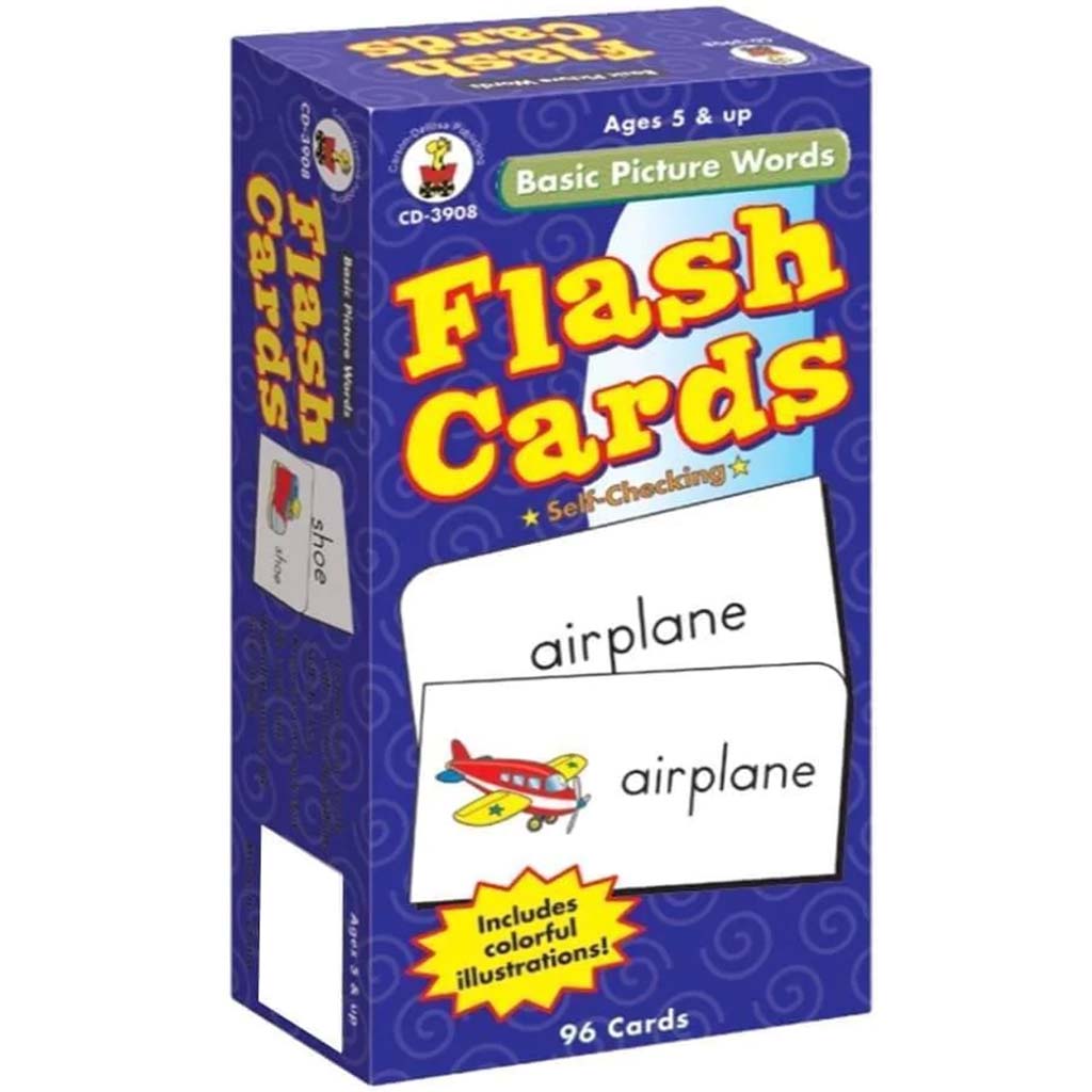 Basic Picture Words Flash Cards 