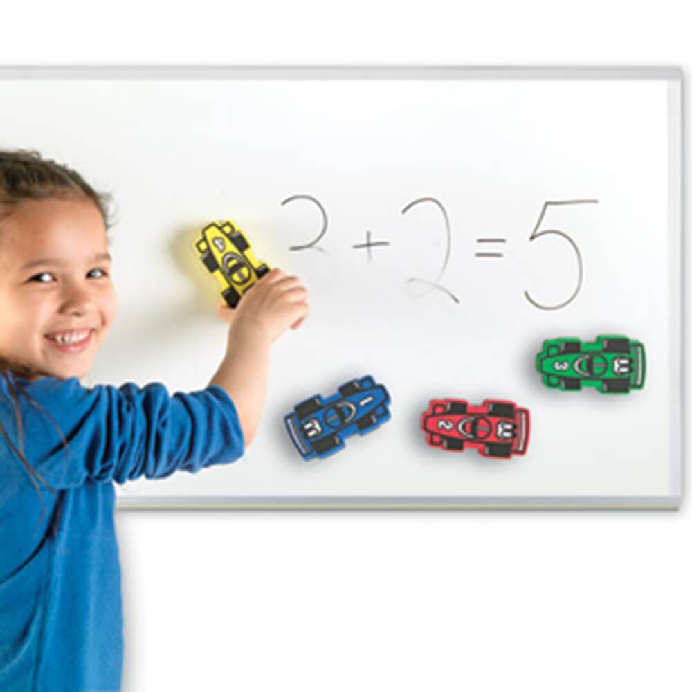 Magnetic Whiteboard Erasers Racecars 