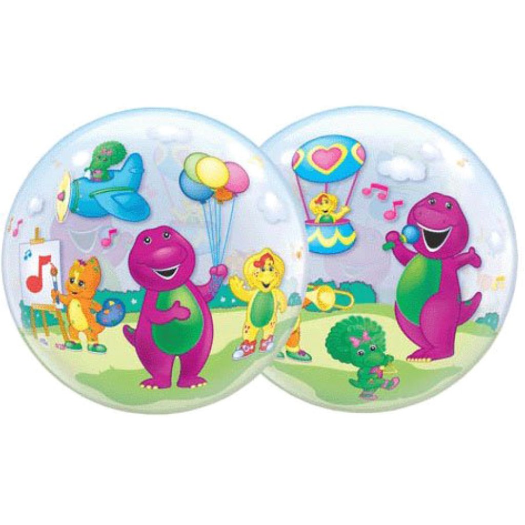 Bubble Balloon Barney 22in 