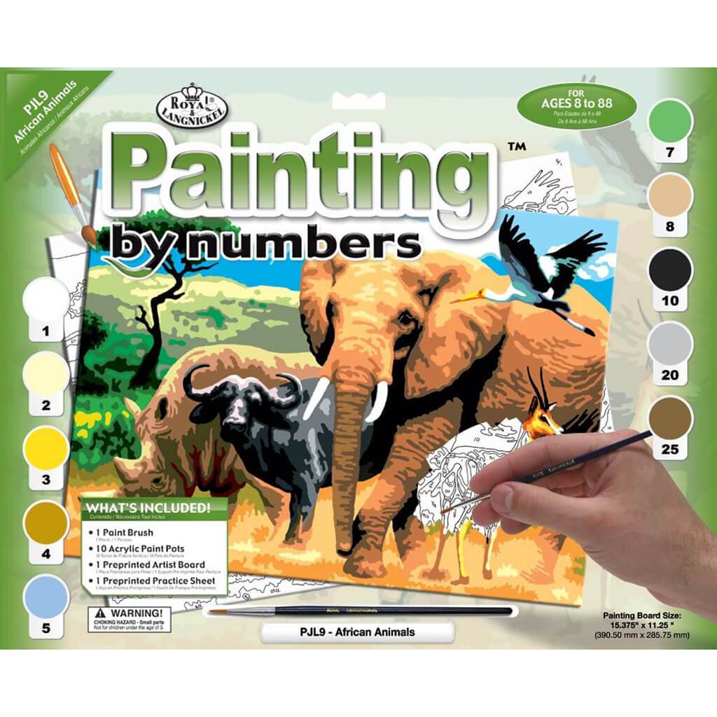 Paint By Number African Animal