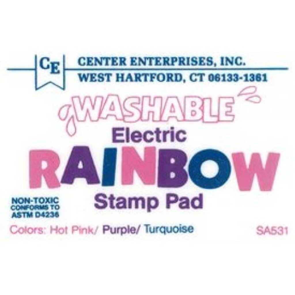 WASHABLE RAINBOW PAD ELECTRIC STAMP 