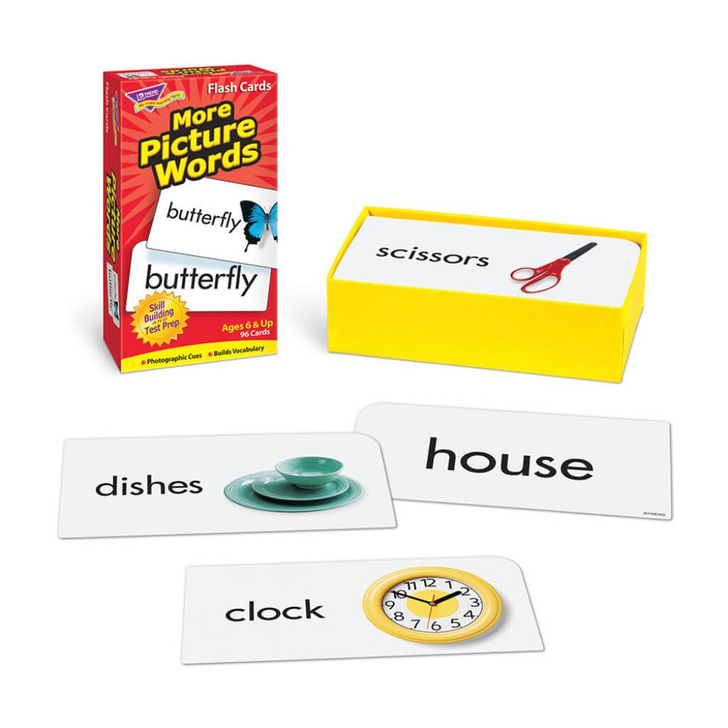 More Picture Words Flash Cards 