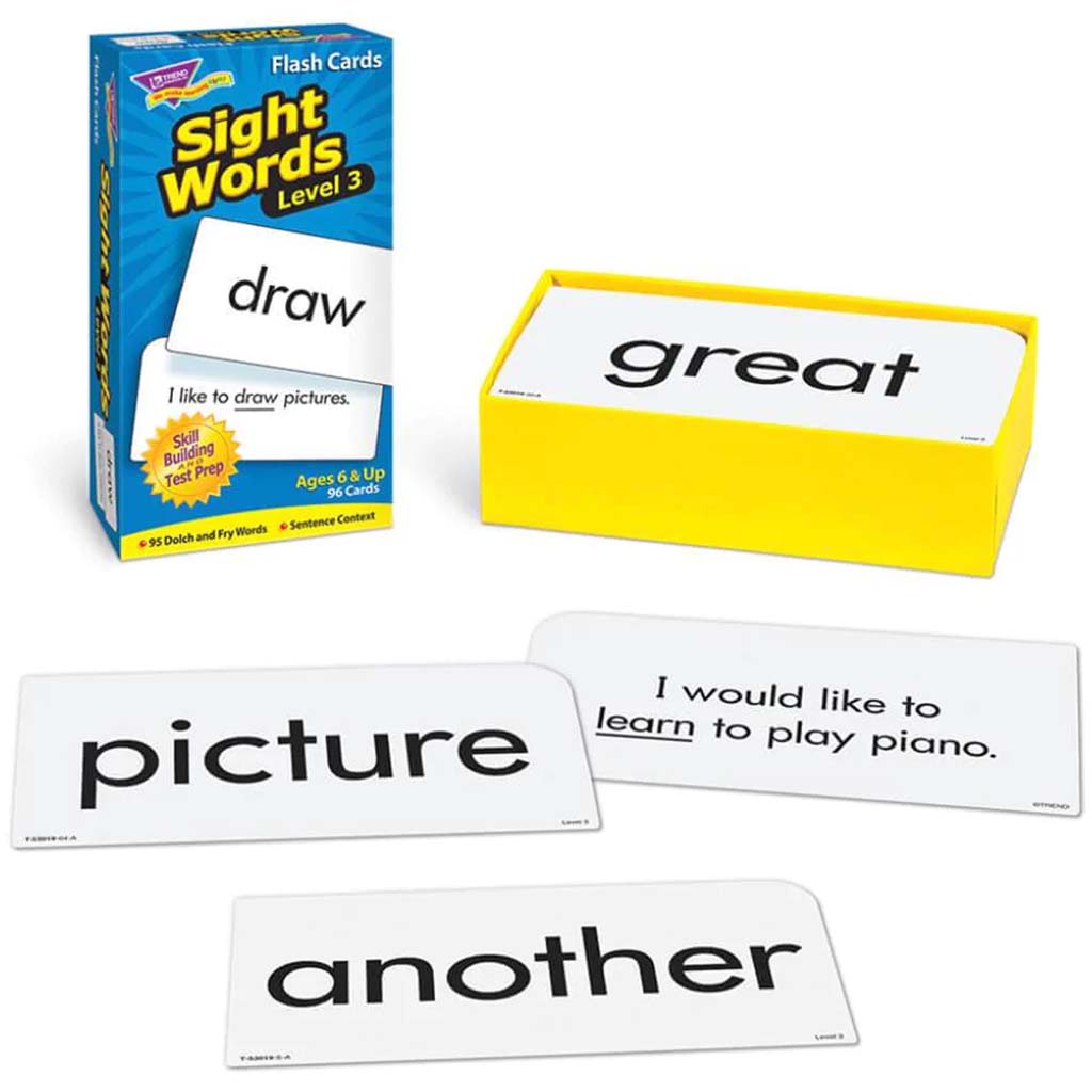 Sight Words Level 3 Skill Drill Flash Cards 