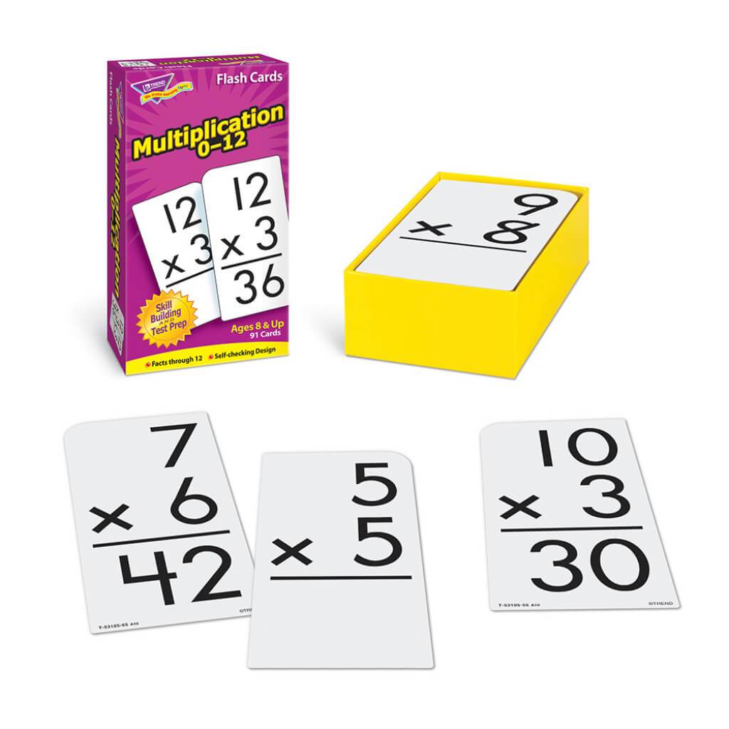Multiplication 0.12 Flash Card 