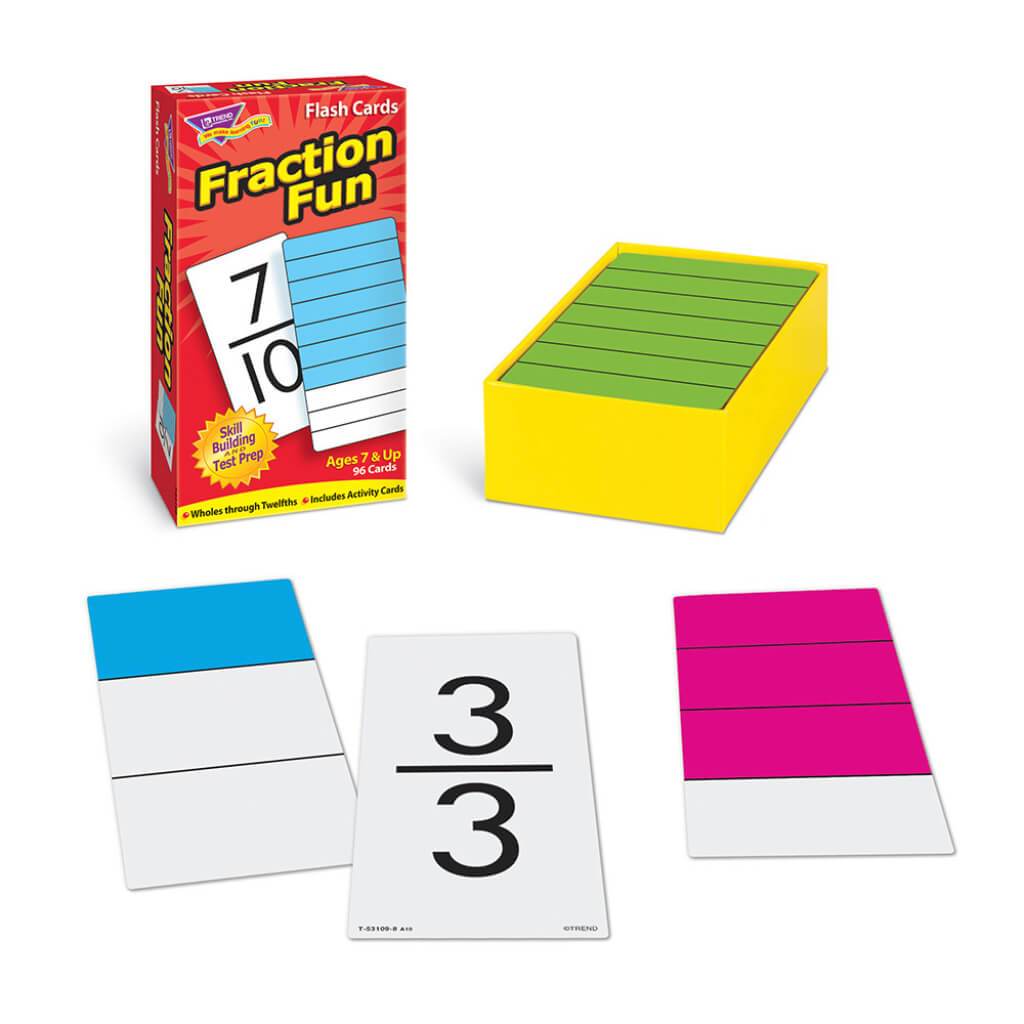 Fraction Fun Flash Cards Ages 7+ 