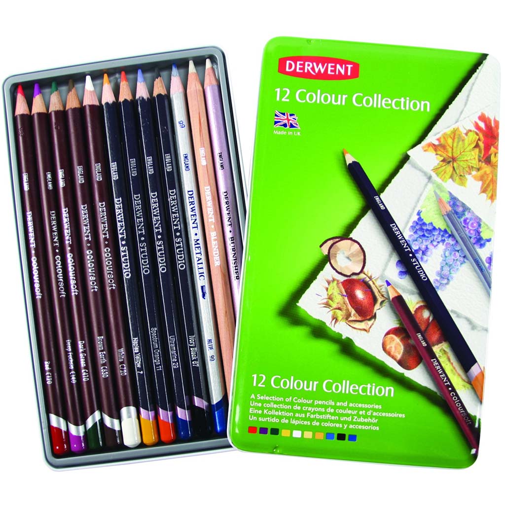 Derwent Colored Pencil Collection 12 Count