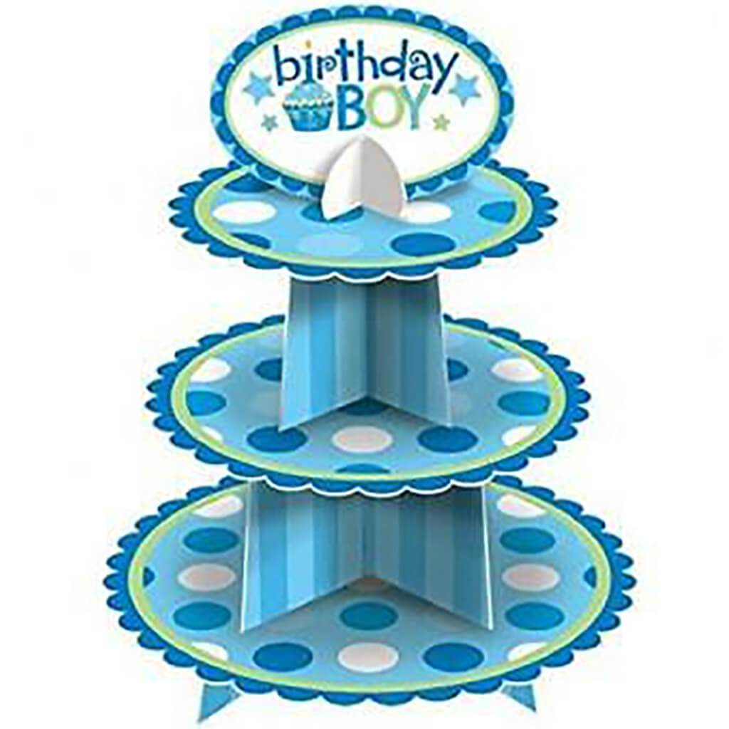 Birthday Boy Cupcake Stand