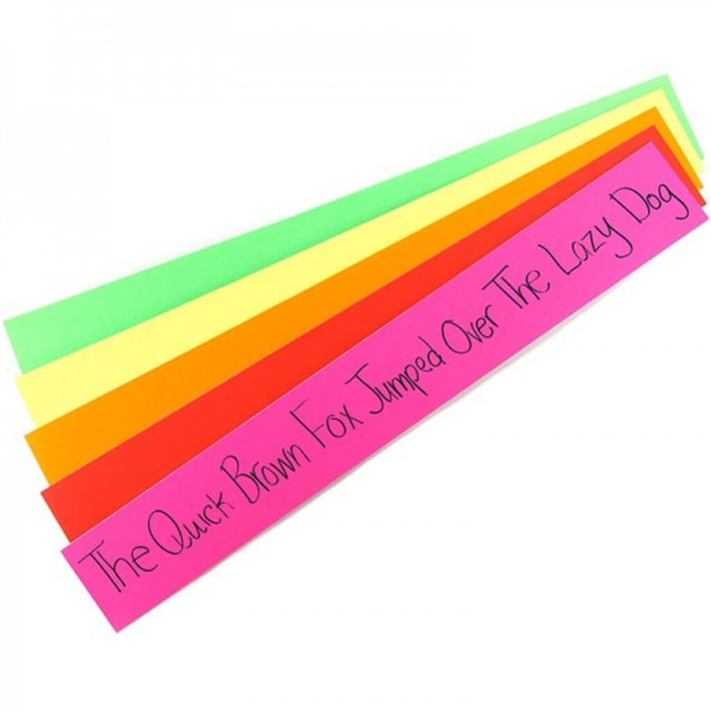 Bright Strips 3in x 23in, 50 Assorted