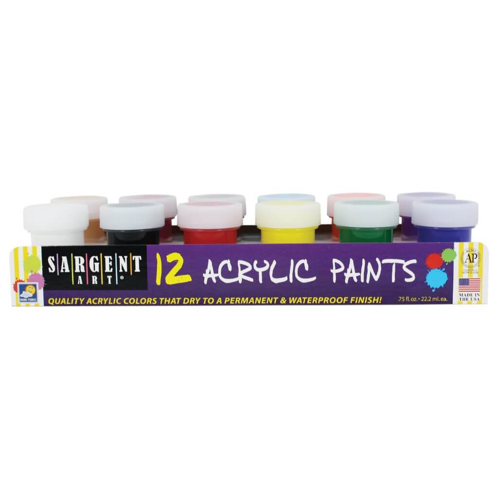 Acrylic Paint Set 12ct