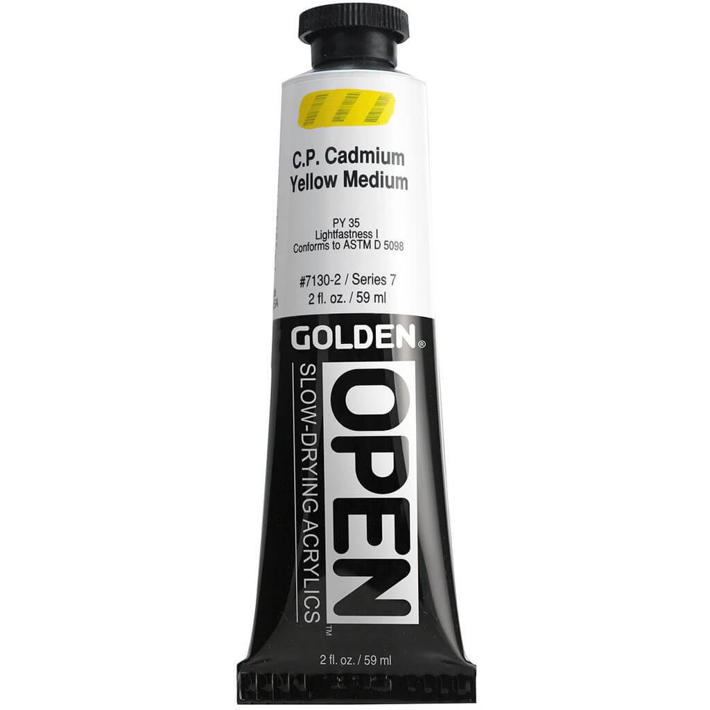 Golden Open Acrylic 2oz Series 7 Cadmium Yellow Medium