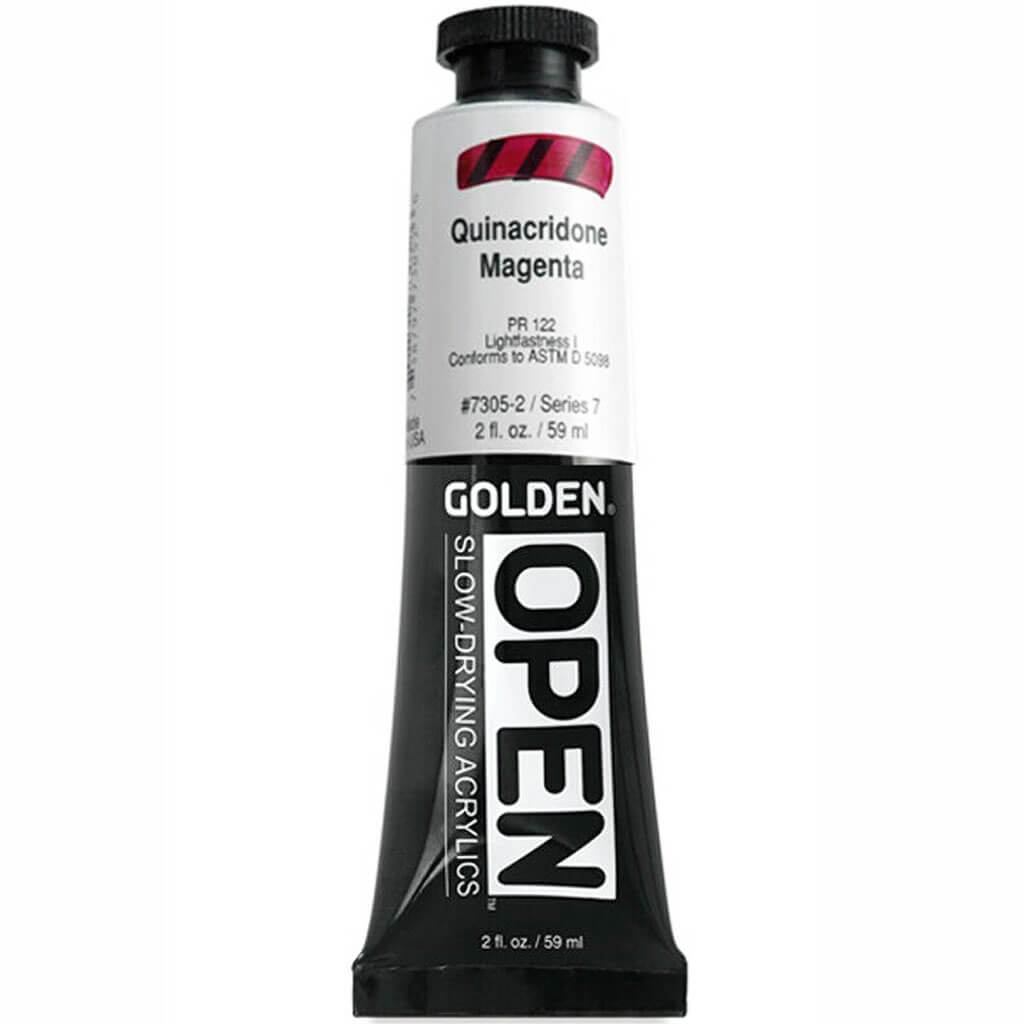 Golden Open Acrylic 2oz Series 7 Quinacridone Magenta