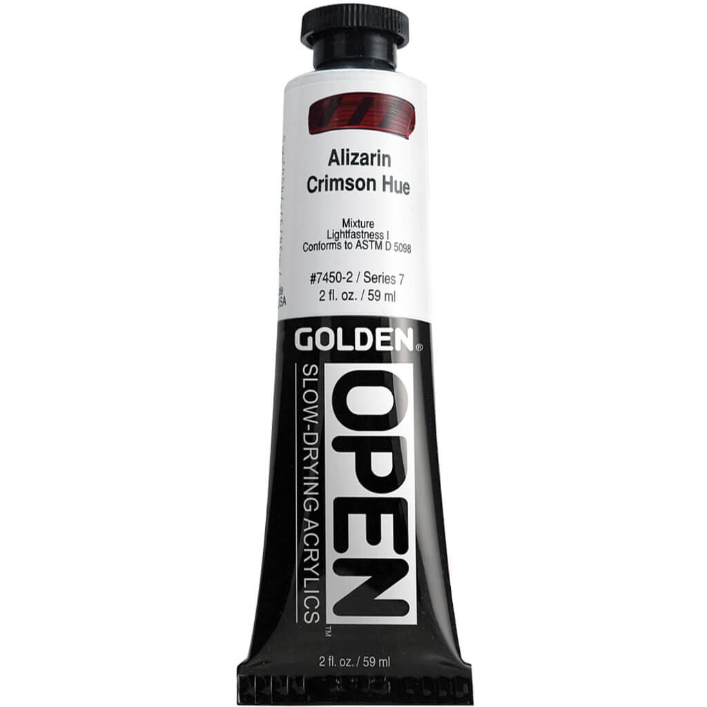 Golden Open Acrylics Alizarin Crimson Hue 2oz