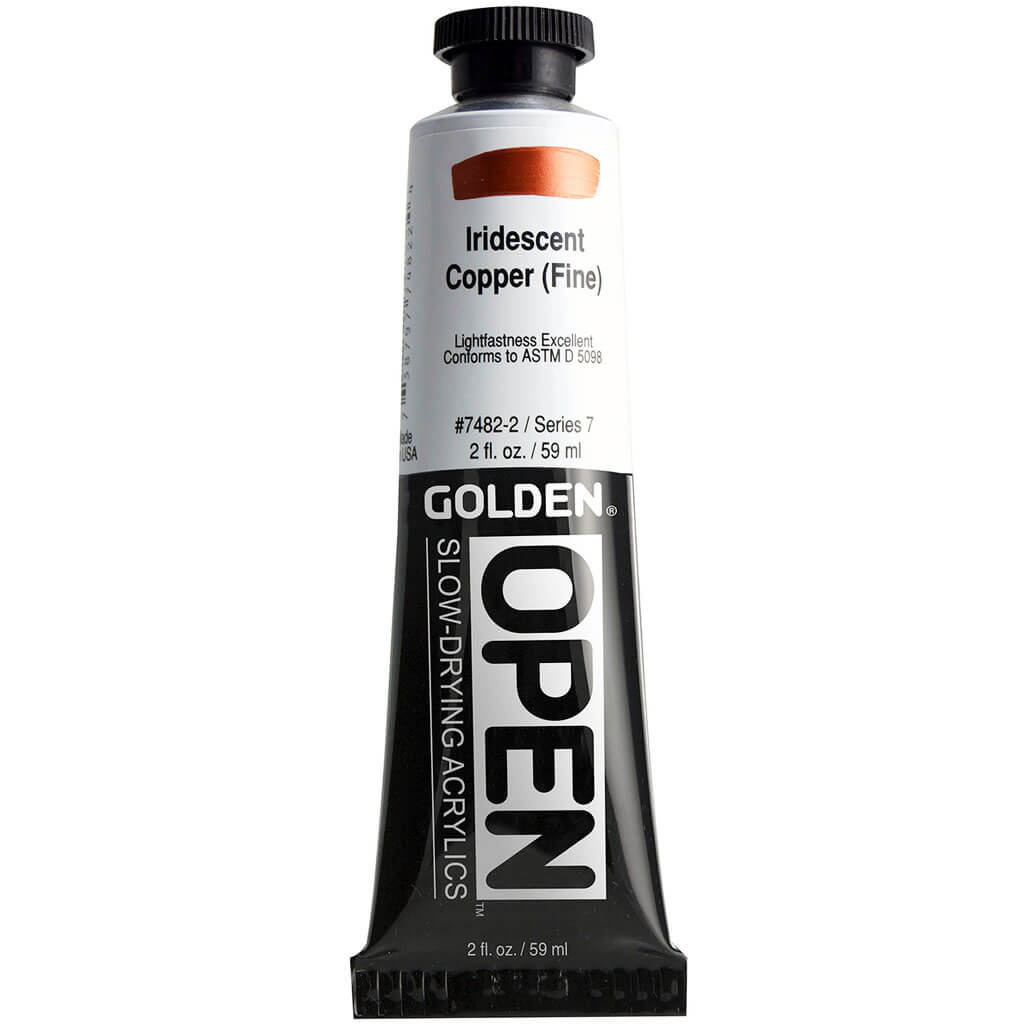 Golden Open Acrylics Iridescent Copper (Fine) 2oz