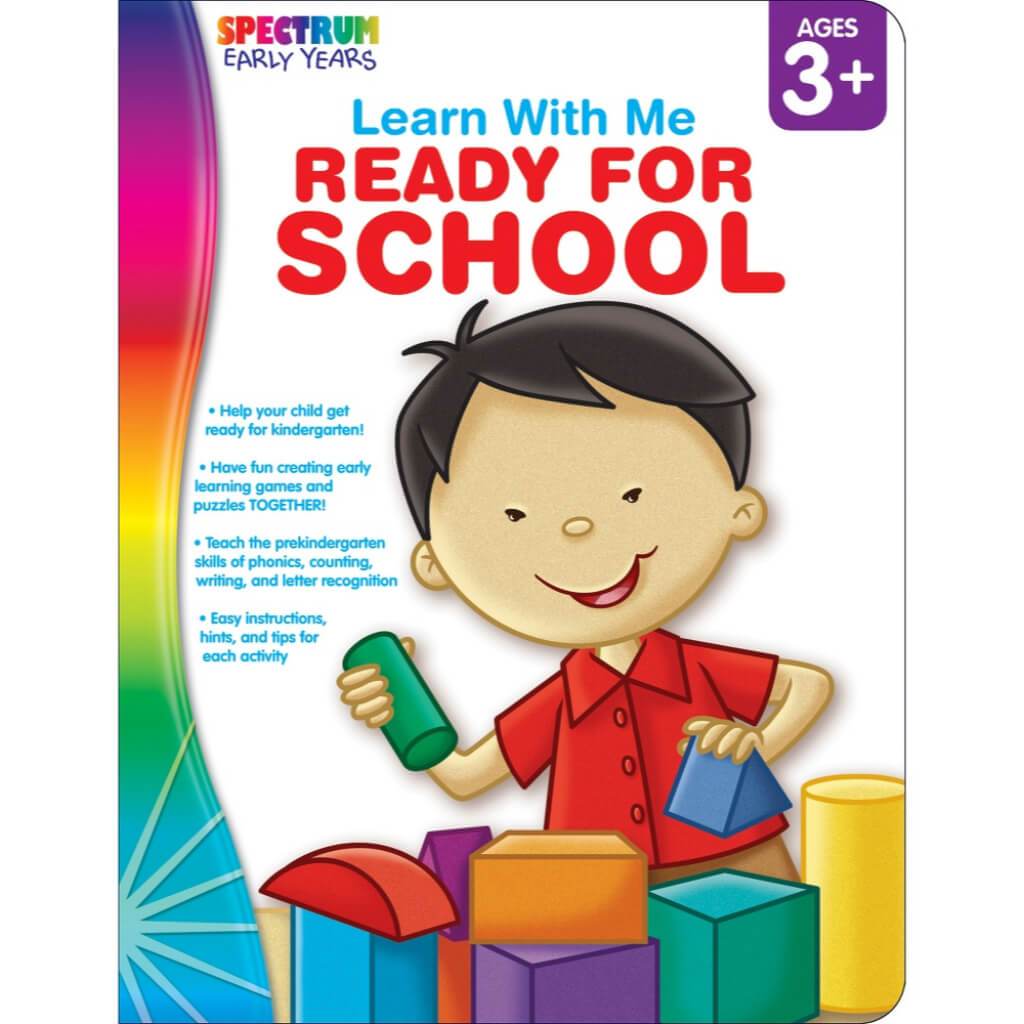 Learn With Me Ready For School Workbook Grade Pk- K 