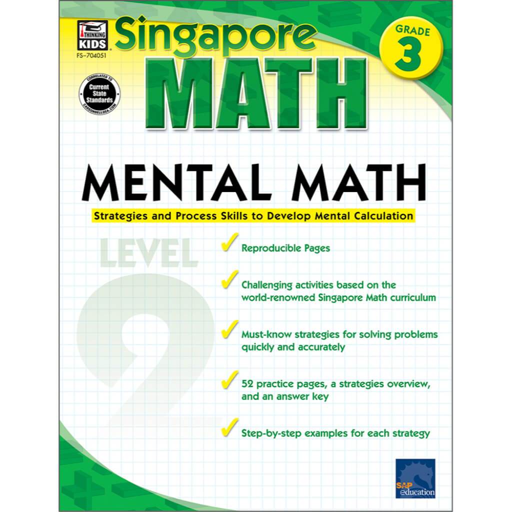 Mental Math Workbook Grade 3 