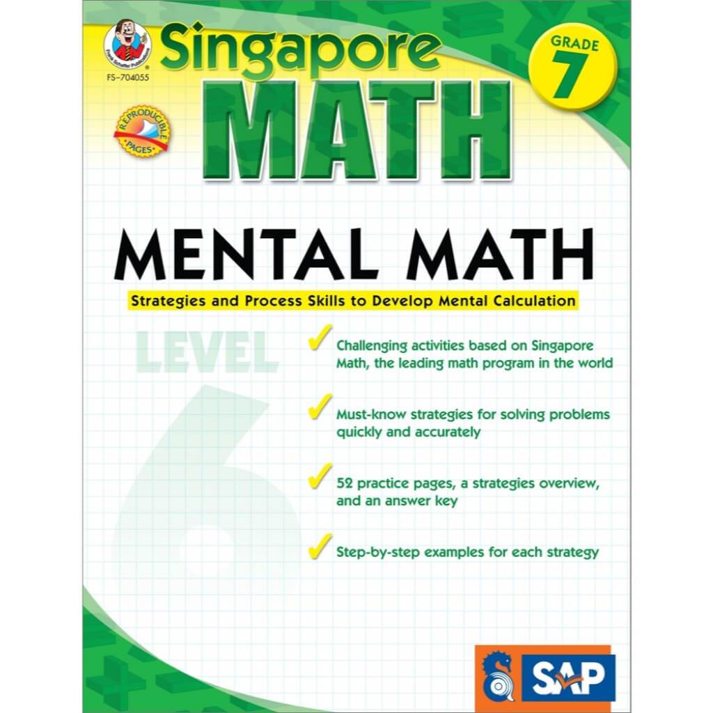 Mental Math Workbook Grade 7 