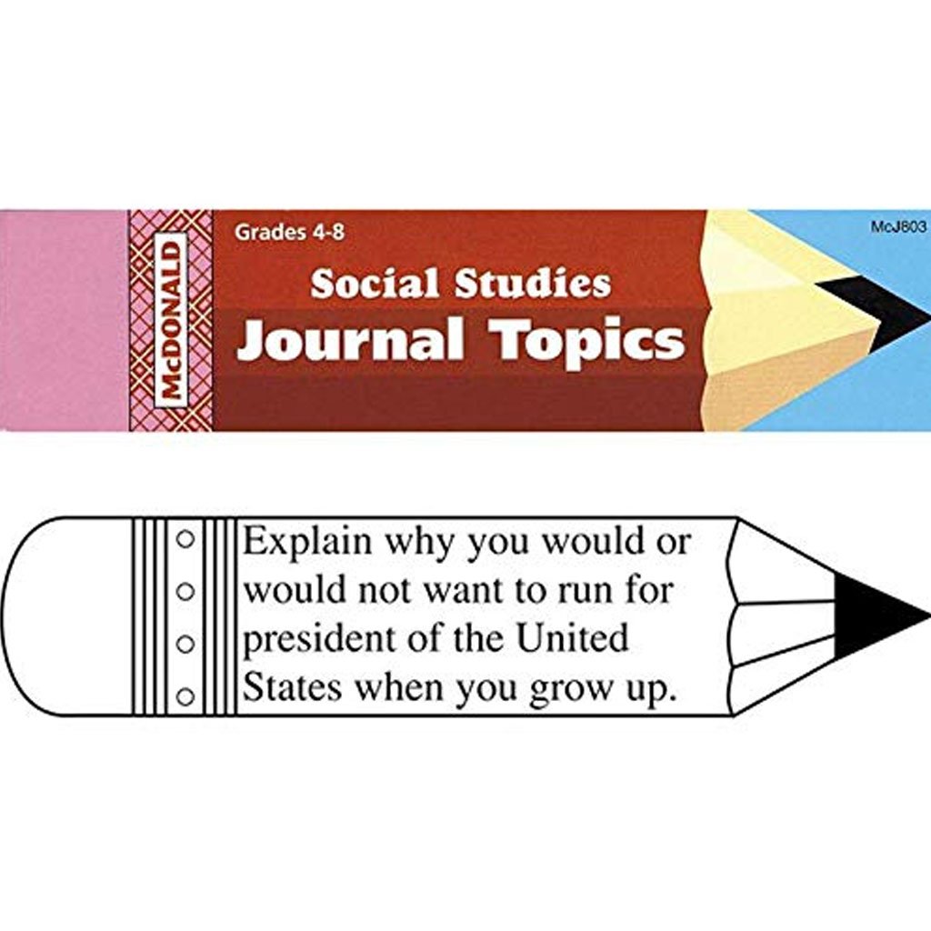 Social Studies Journal Booklet Gr. 4-8