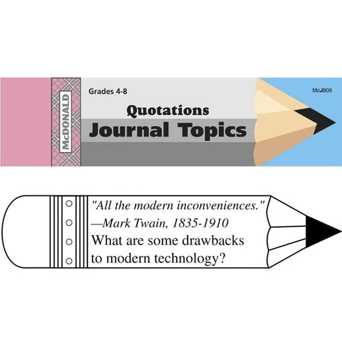 Quotations Journal Topics Gr. 4-8