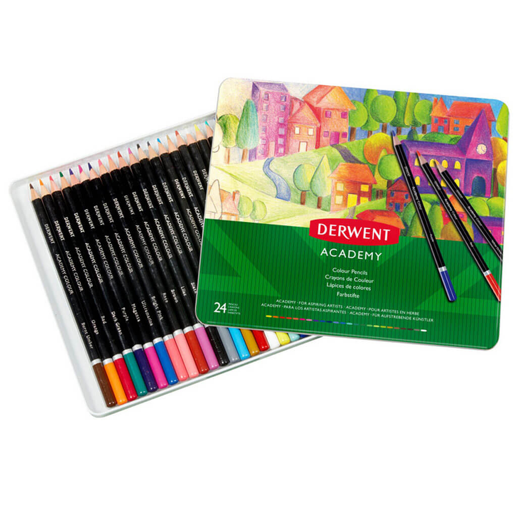 Derwent Coloring Pencils Break Resistant &amp; Easy To Sharpen Pack of 24