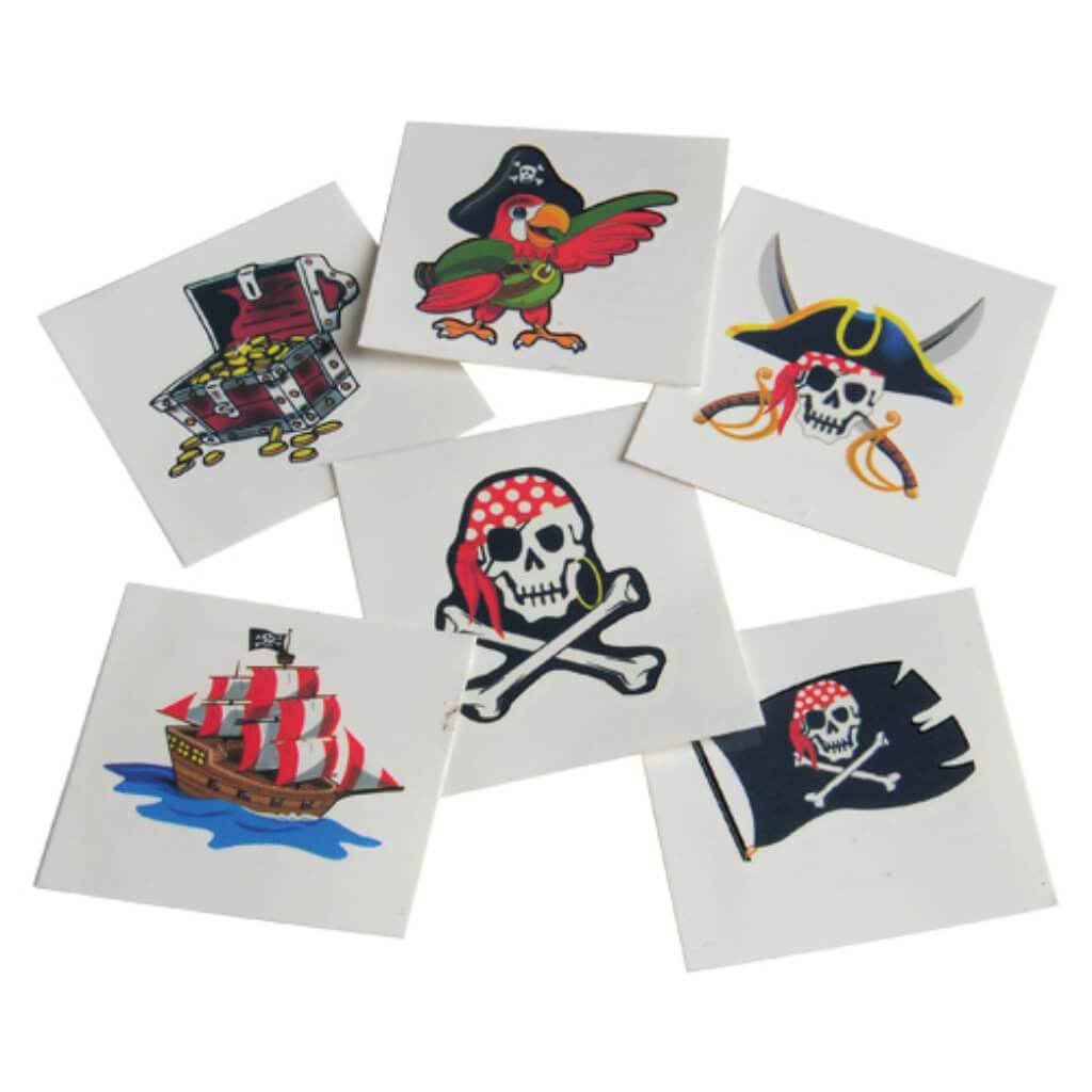 Pirate Temporary Tattoos 