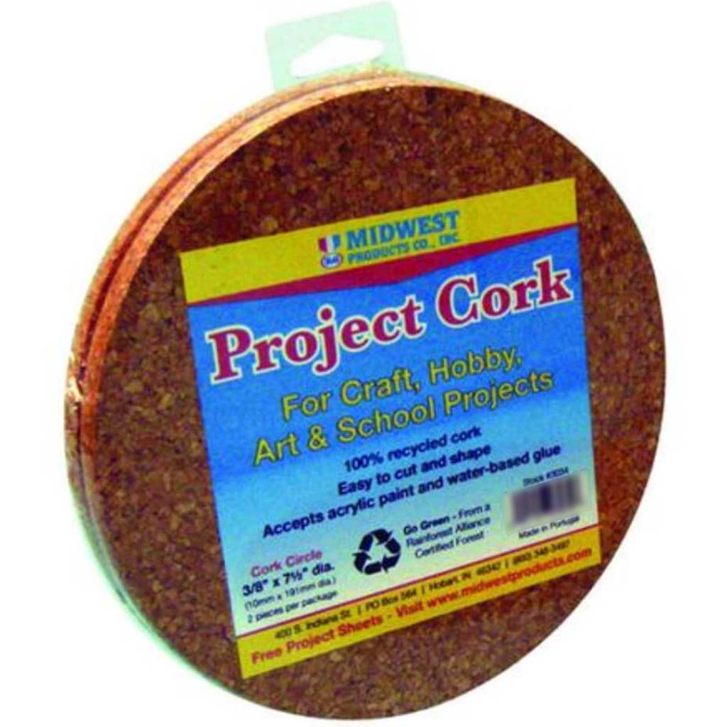 CORK PROJ DIAM COASTER 3/8 X 7.5 