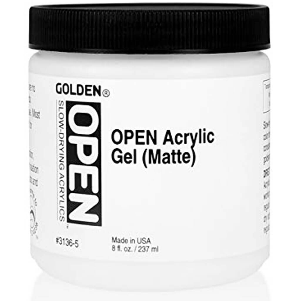 Golden Medium Open Gel Matte 8oz