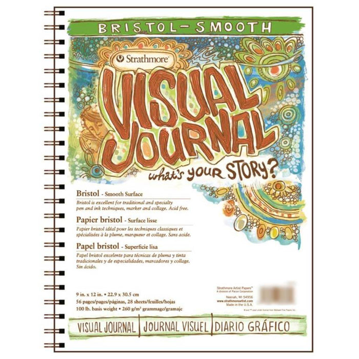 Visual Journal Bristol Smooth 9in x 12in