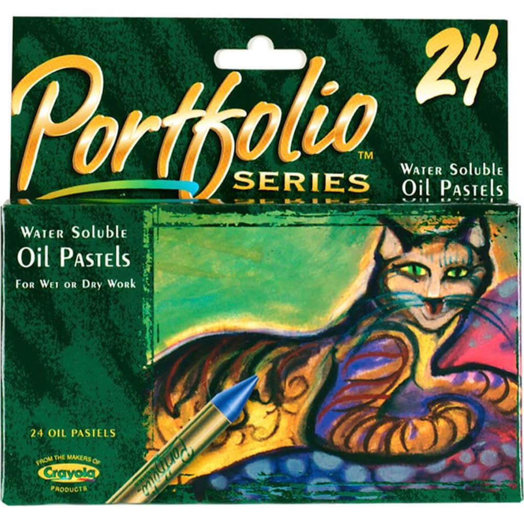 Portfolio Series Water Soluble Oil Pastels 24 Brilliant Opaque