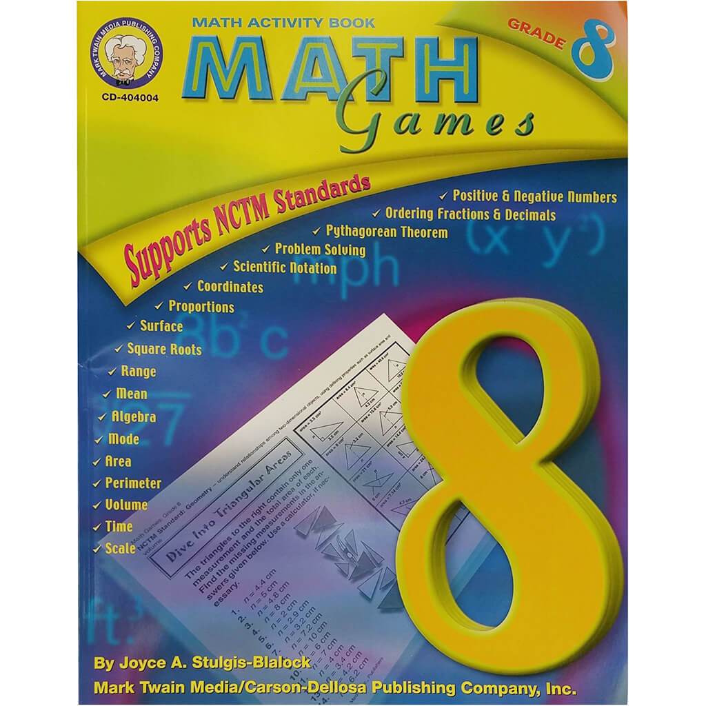 Math Games Resource Book Grade 8