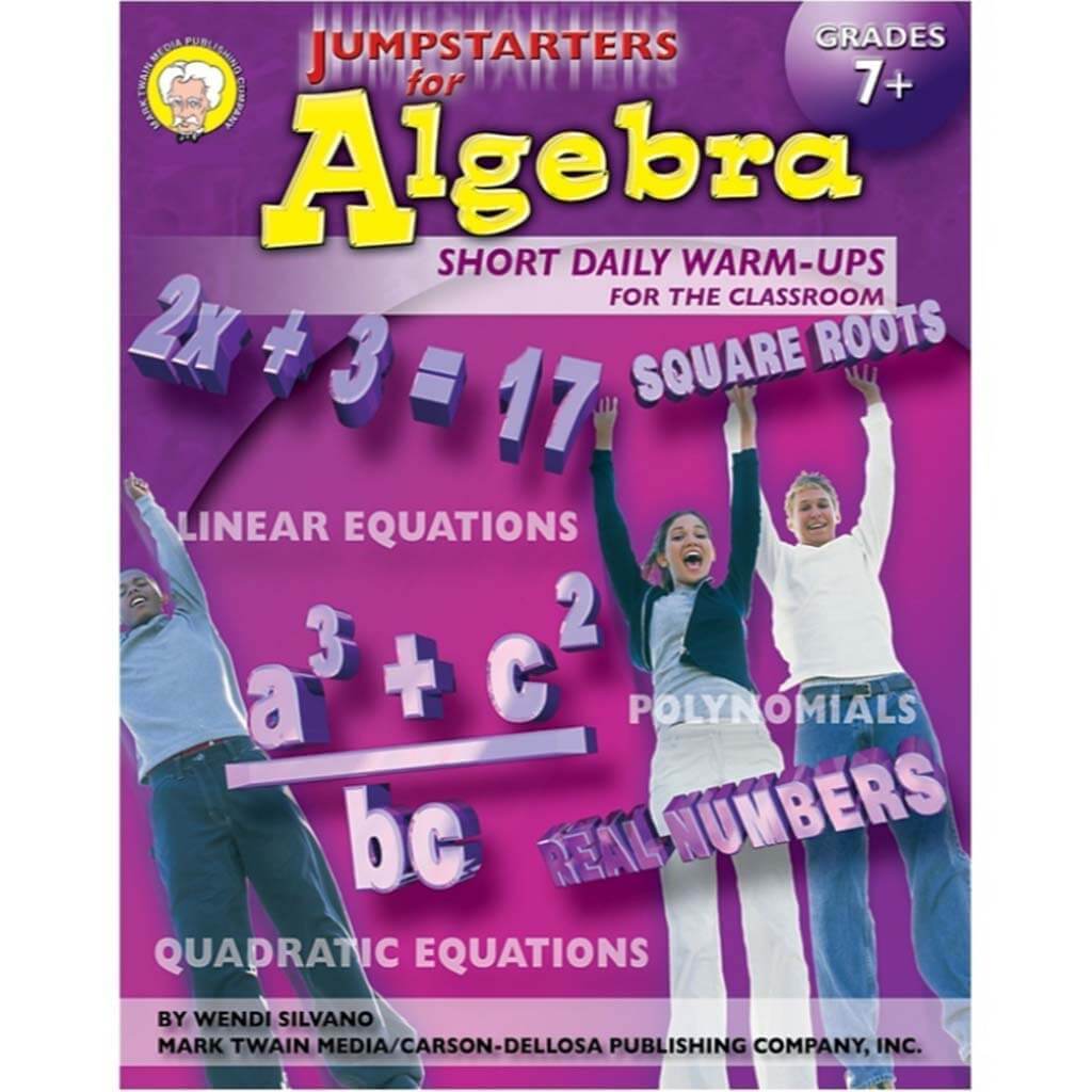 Jumpstarters For Algebra Resource Book Grade 7-12 