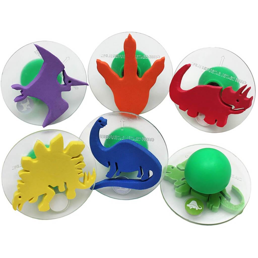 GIANT DINOSAURS STAMP 6PCS 