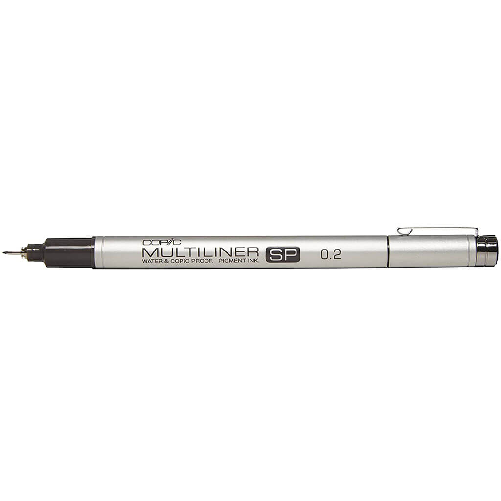 Multiliner SP Black Ink Marker, 0.2 Tip