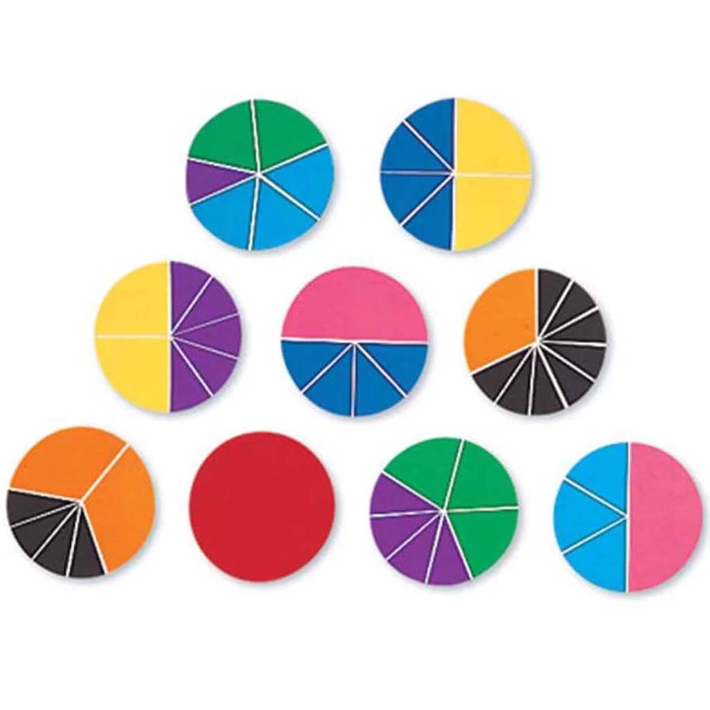 Rainbow Fraction Deluxe Circles Set 