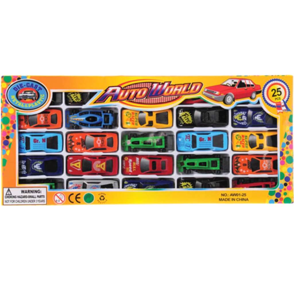 Toy Race Car Set 25pc 