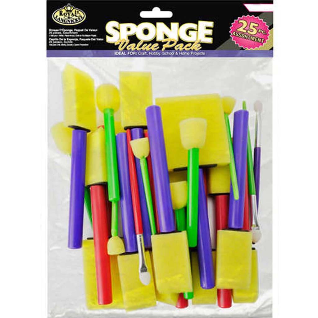 Kids Sponge Pack 25/Pkg